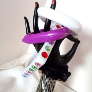 Unique Trio Square Bangle Braceletts